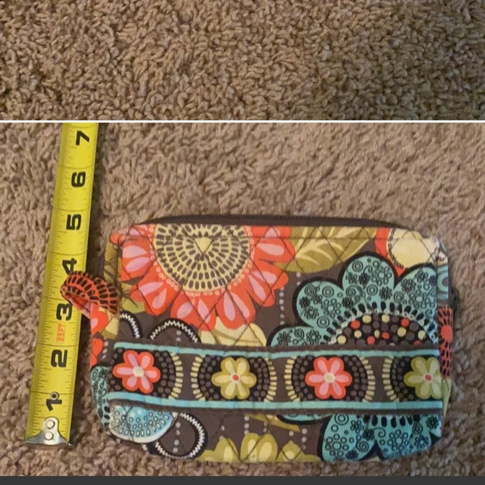 NEW Bradley cosmetic makeup travel case, wristlet Orange Green Blue Black BUNDLE